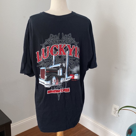 Lucky13 Big Rig Trucks Graphic Tee Shirt Size XL - Picture 1 of 7